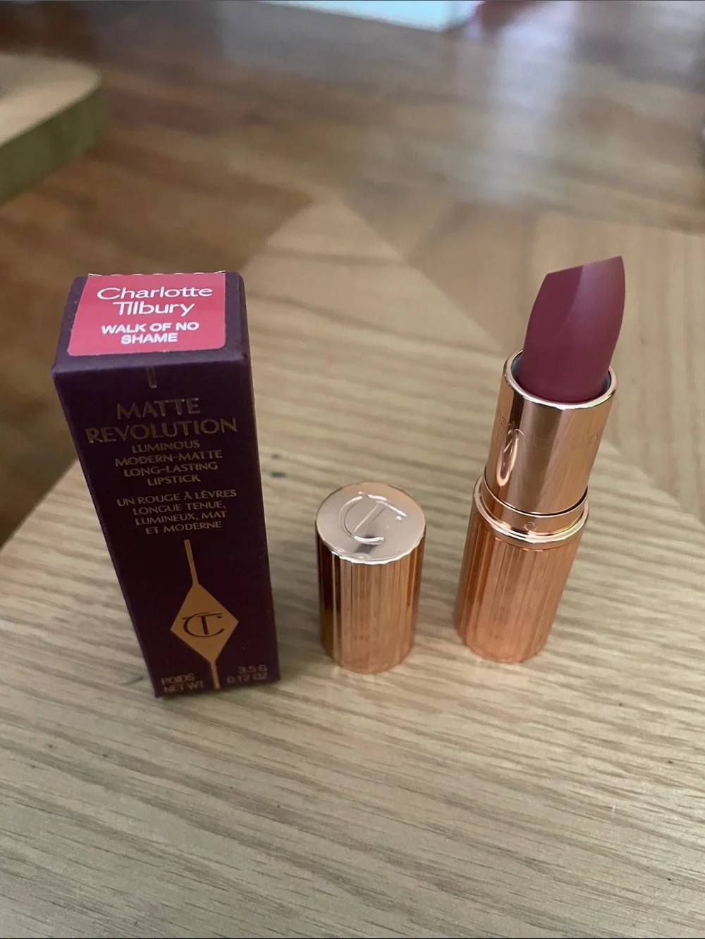 Charlotte Tilbury Matte Revolution Lipstick — Mauve Pink Shade